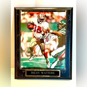 Ricky Watters #32 RB San Francisco 49ers Signed/Framed 8 X 10 photo